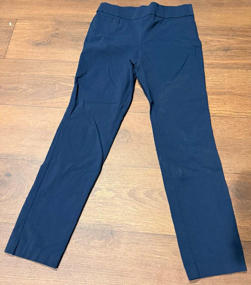 Liz Claiborne Career Classic Navy Blue Pull-On Pants Size 10